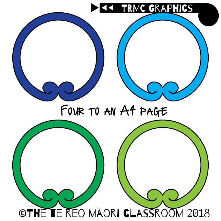 Koru Frames-Round - The Te Reo Māori Classroom
