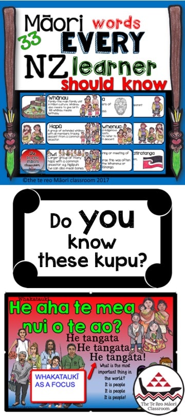 Printable te reo Māori wall chart. These 33 words are importand words for every New Zealander! Every learner must know these in order to be an educated citizen of Aotearoa.
