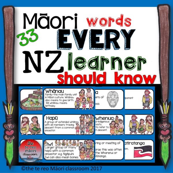 cover 33 Maori words copy