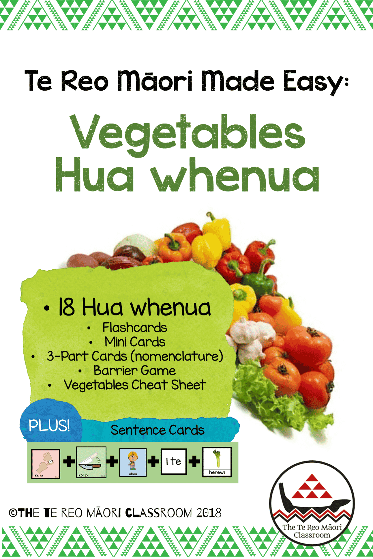Te Reo Māori Made Easy- *Kai* Vegetables (Hua whenua)