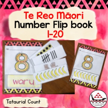 Te reo Māori Flip Book number recognition