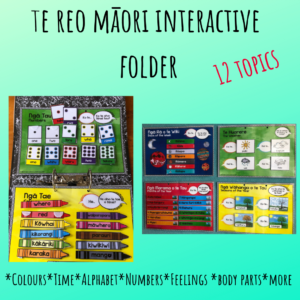 te reo maori interactive folder