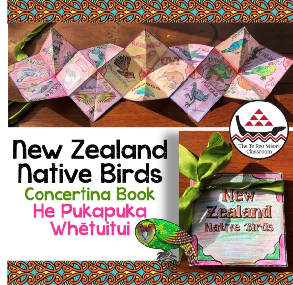 Concertina Book - New Zealand Native Birds