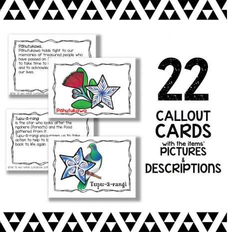 Matariki Callout Cards