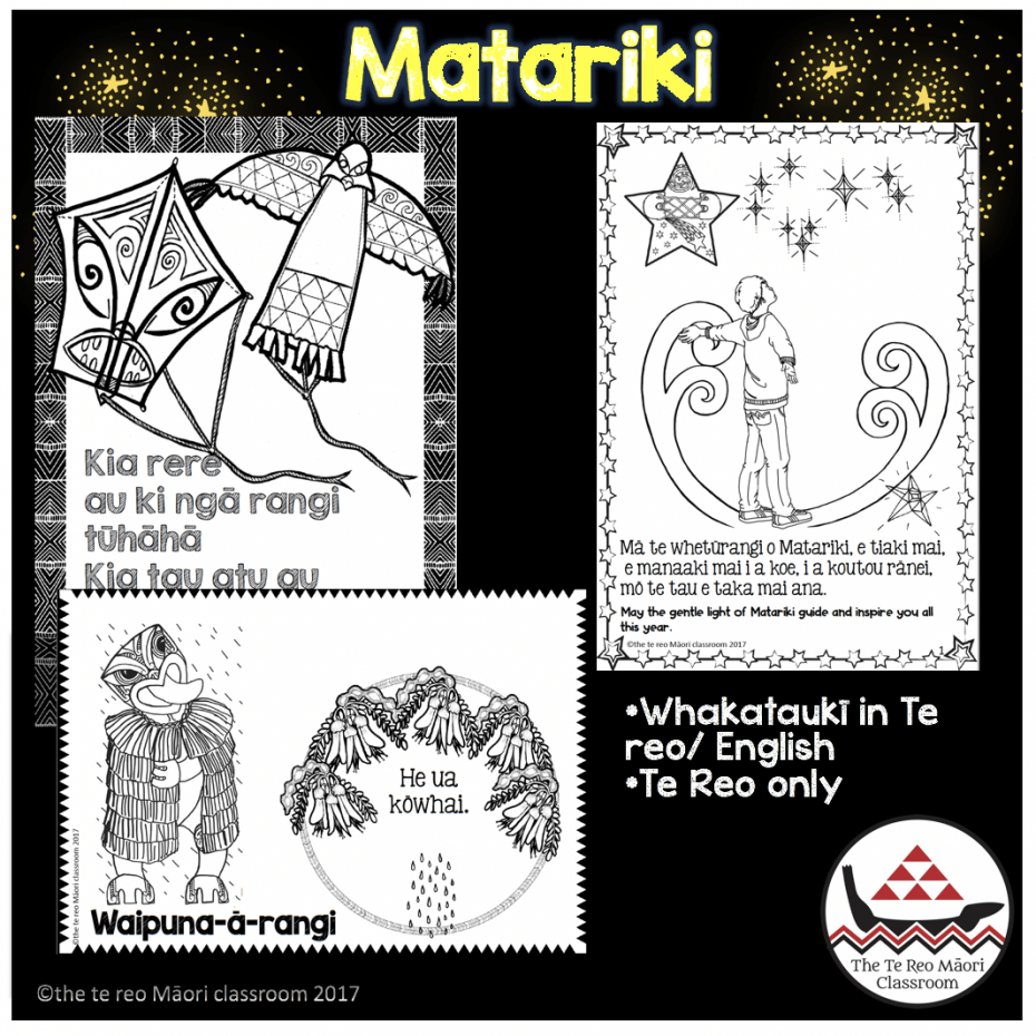 Matariki Whakataukī Colouring Pages - The Te Reo Māori Classroom