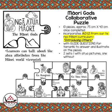 Maori gods collaborative puzzle