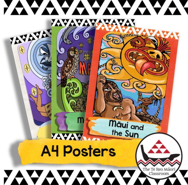 story cover 3 Maori story posters